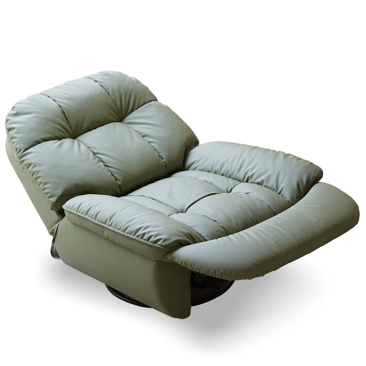 Modern microfiber leather electric recliner revolving 1 seater sofa lazylux detail 9.