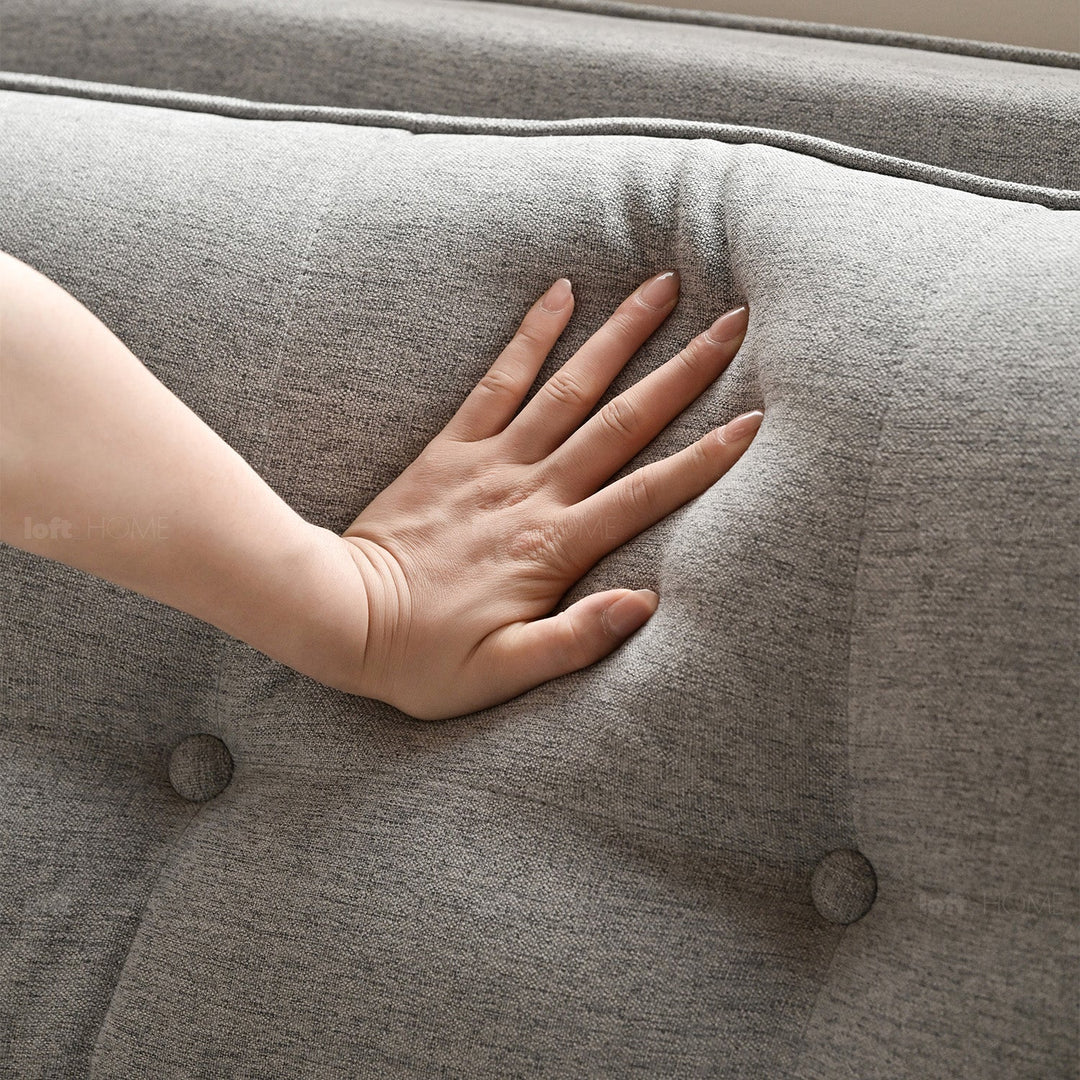 Modern Mixed Weave Fabric 1 Seater Sofa Bed AERO