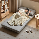 Modern mixed weave fabric 1 seater sofa bed aero environmental situation.