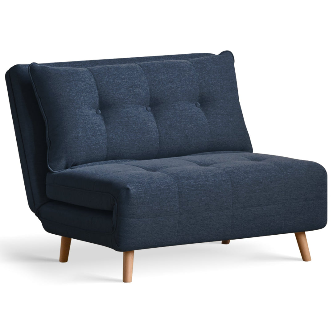 Modern Mixed Weave Fabric 1 Seater Sofa Bed AERO