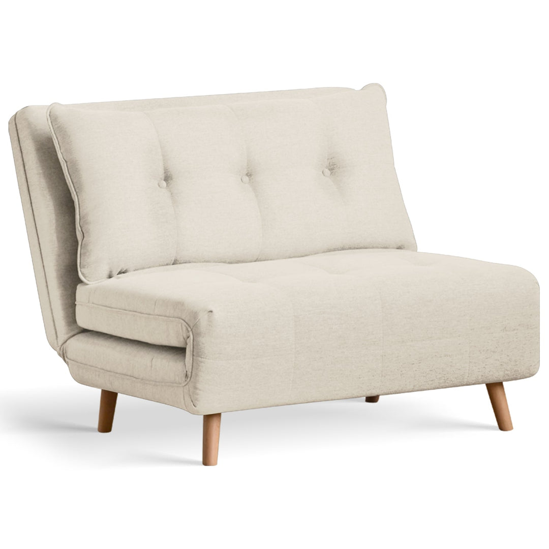 Modern Mixed Weave Fabric 1 Seater Sofa Bed AERO