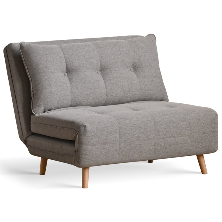 Modern Mixed Weave Fabric 1 Seater Sofa Bed AERO