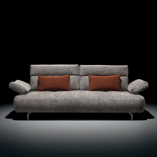 Modern Mixed Weave Fabric 3 Seater Sofa FLIP Good to Know Preview-1