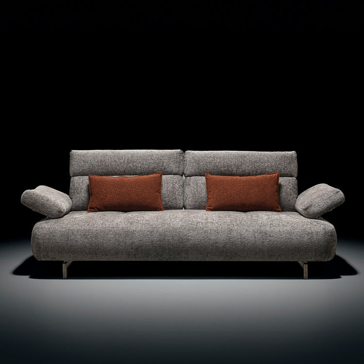 Modern Mixed Weave Fabric 3 Seater Sofa FLIP Good to Know Preview-1