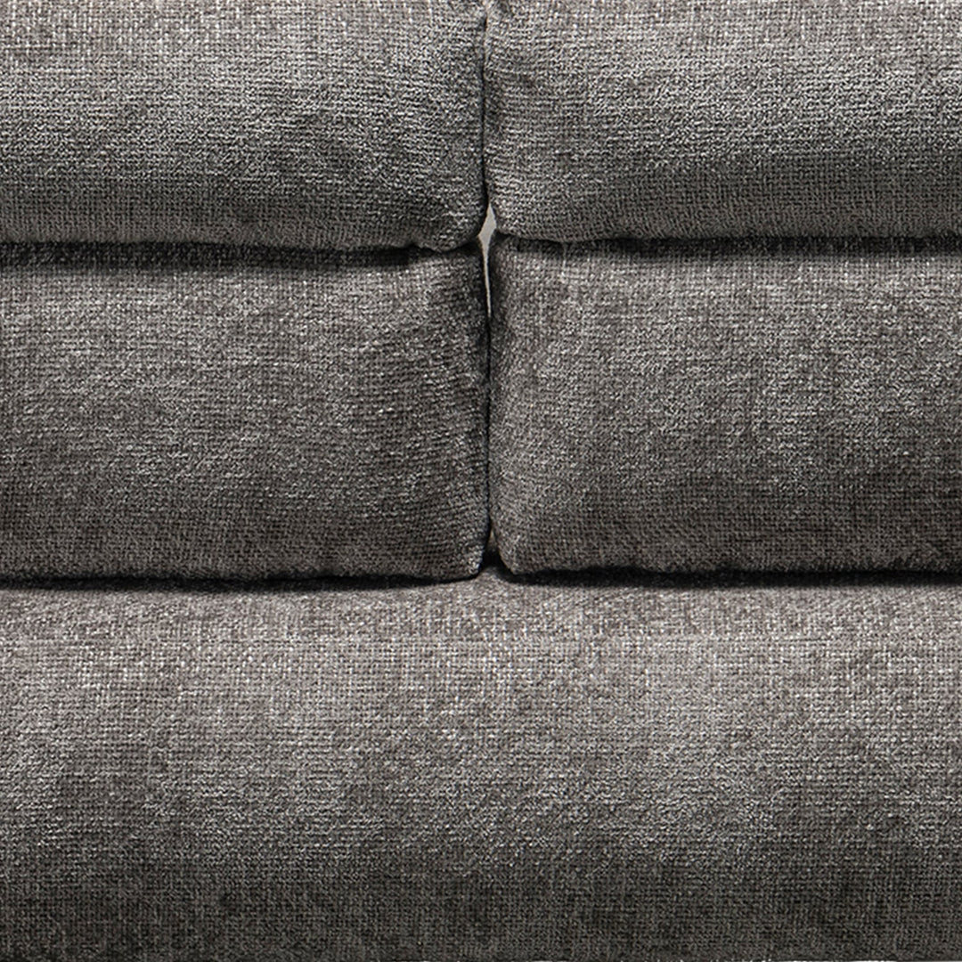Modern Mixed Weave Fabric 3 Seater Sofa FLIP