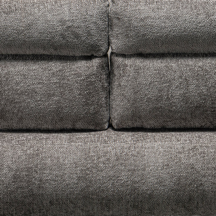 Modern Mixed Weave Fabric 3 Seater Sofa FLIP