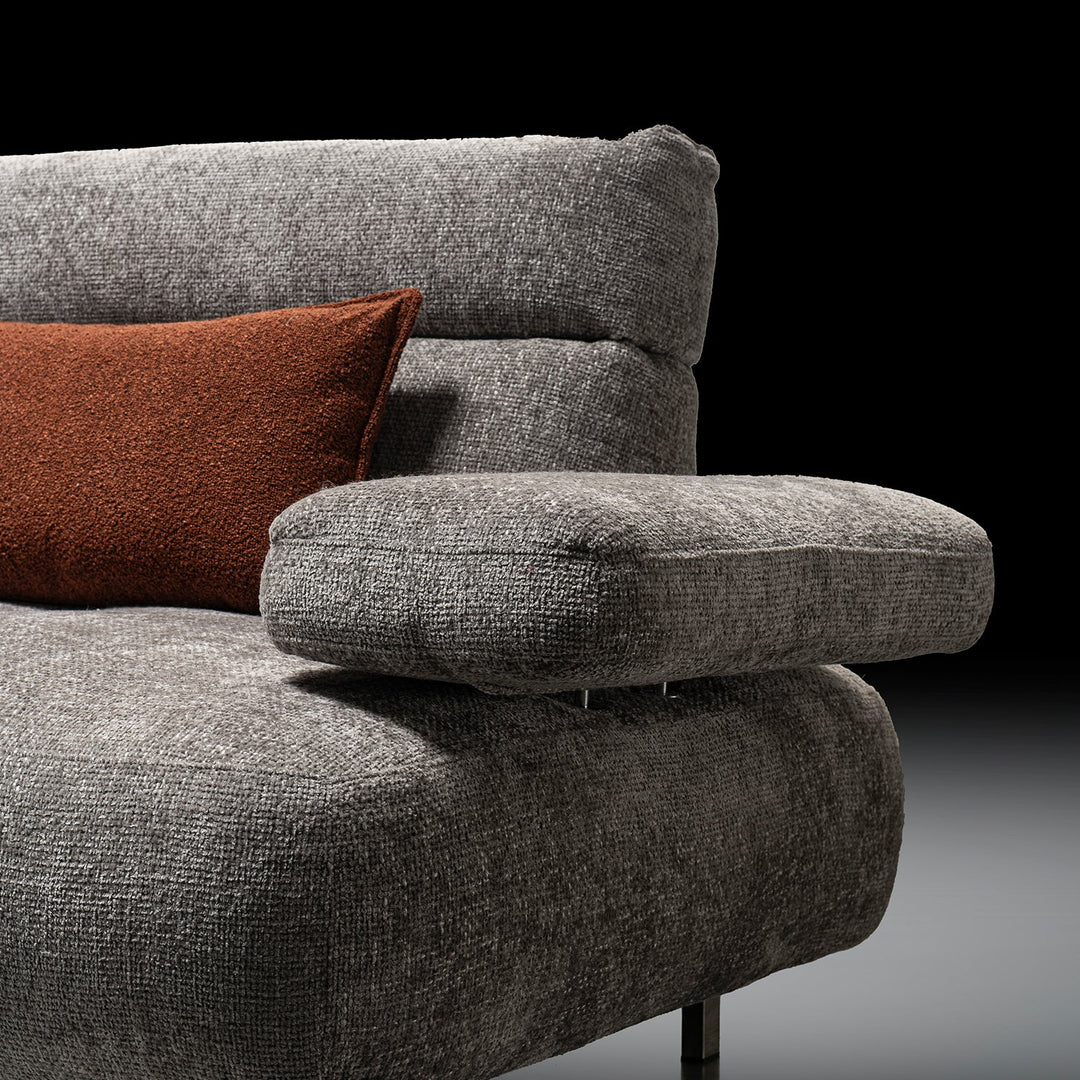 Modern Mixed Weave Fabric 3 Seater Sofa FLIP