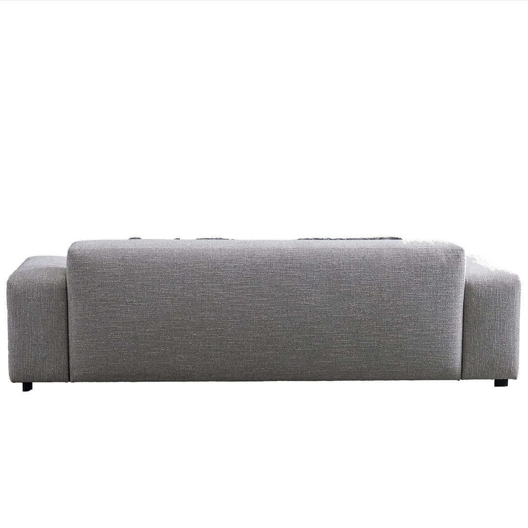 Modern mixed weave fabric 3 seater sofa toro in real life style.