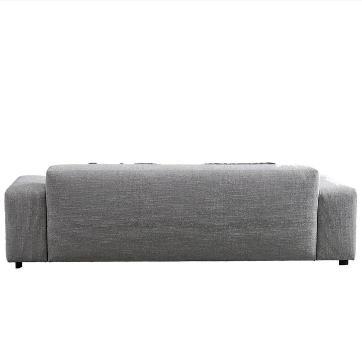 Modern mixed weave fabric 3 seater sofa toro in real life style.