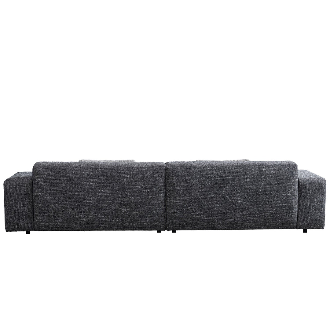 Modern mixed weave fabric 4 seater sofa toro in real life style.