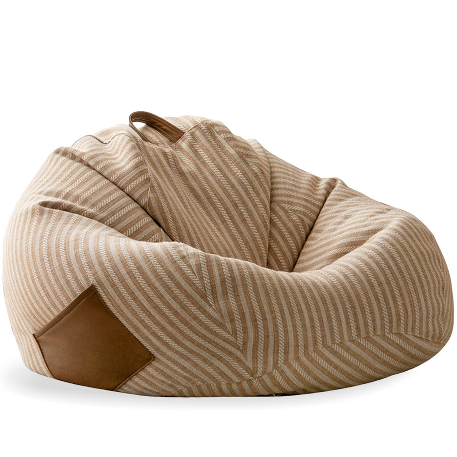Modern Mixed Weave Fabric Bean Bag 1 Seater Sofa BEANIE