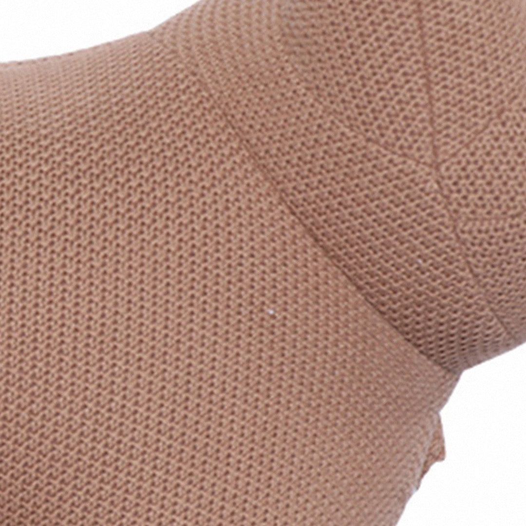 Contemporary Mixed Weave Fabric Ottoman Decoration CAT