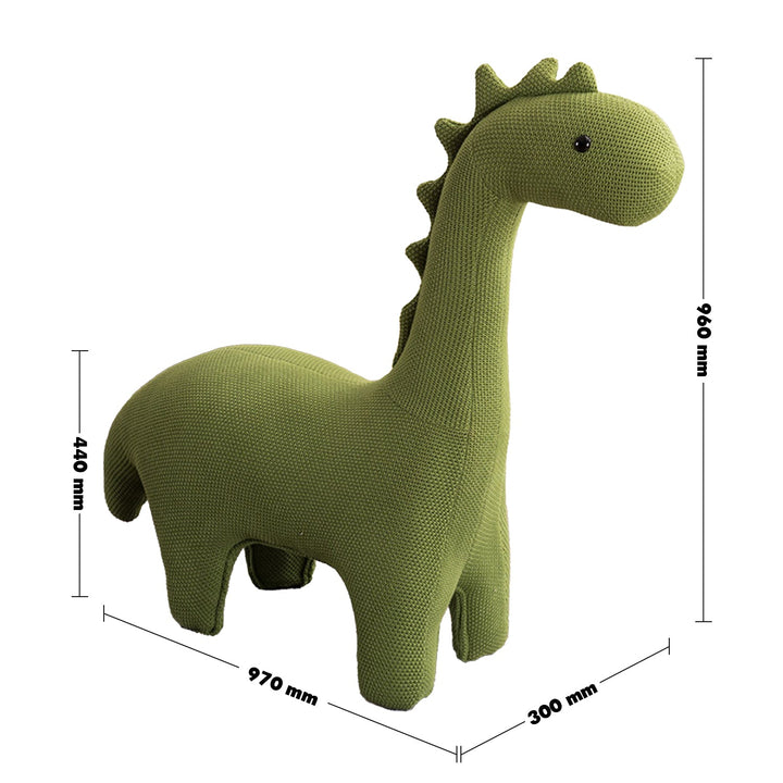 Contemporary Mixed Weave Fabric Ottoman Decoration MMS