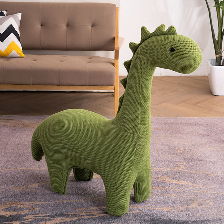 Contemporary Mixed Weave Fabric Ottoman Decoration MMS