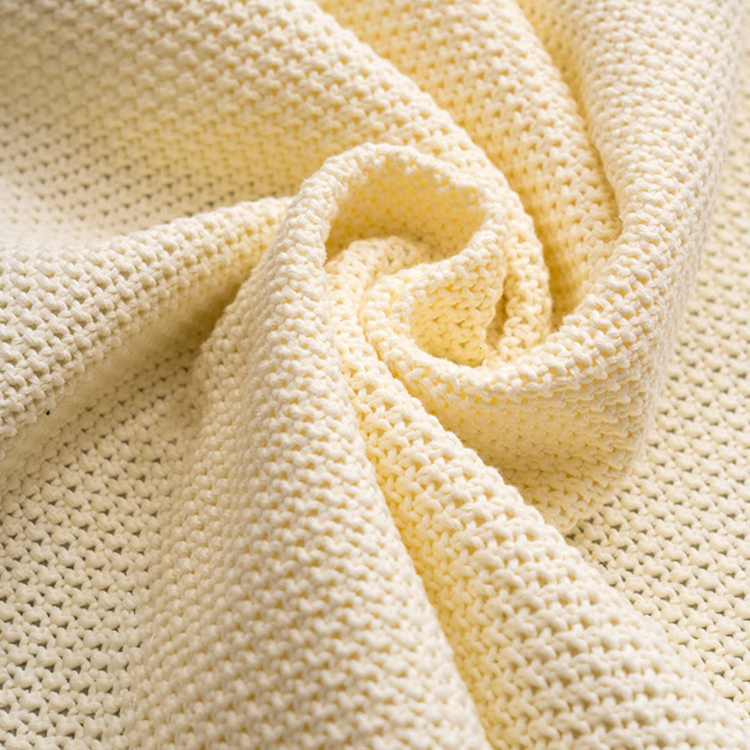 Contemporary Mixed Weave Fabric Ottoman Decoration MMS