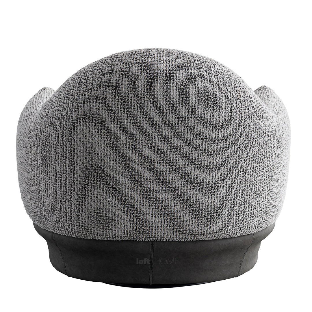 Modern Mixed Weave Revolving 1 Seater Sofa TWIGG