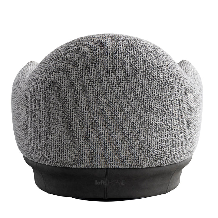 Modern Mixed Weave Revolving 1 Seater Sofa TWIGG