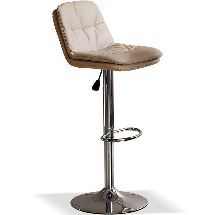 Modern PU Leather Height Adjustable Revolving Bar Chair SPIN