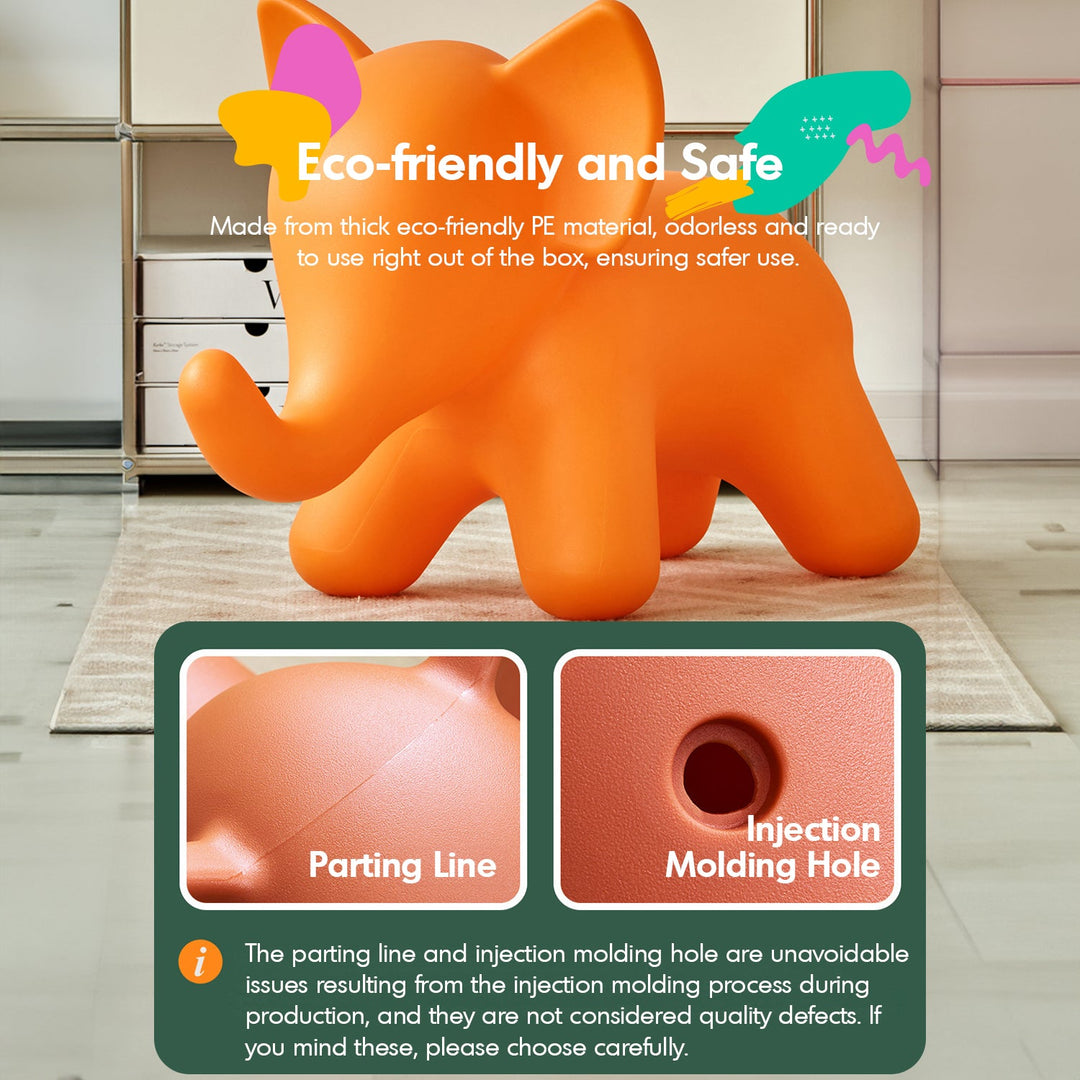 Contemporary Plastic Ottoman ELEPHANT