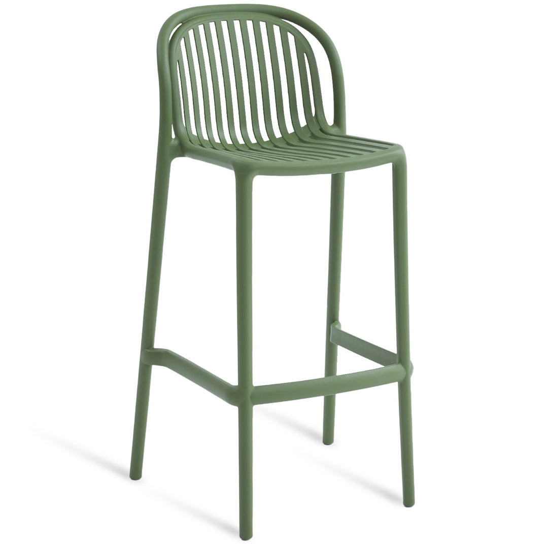 Contemporary Plastic Stackable Bar Chair FLARE
