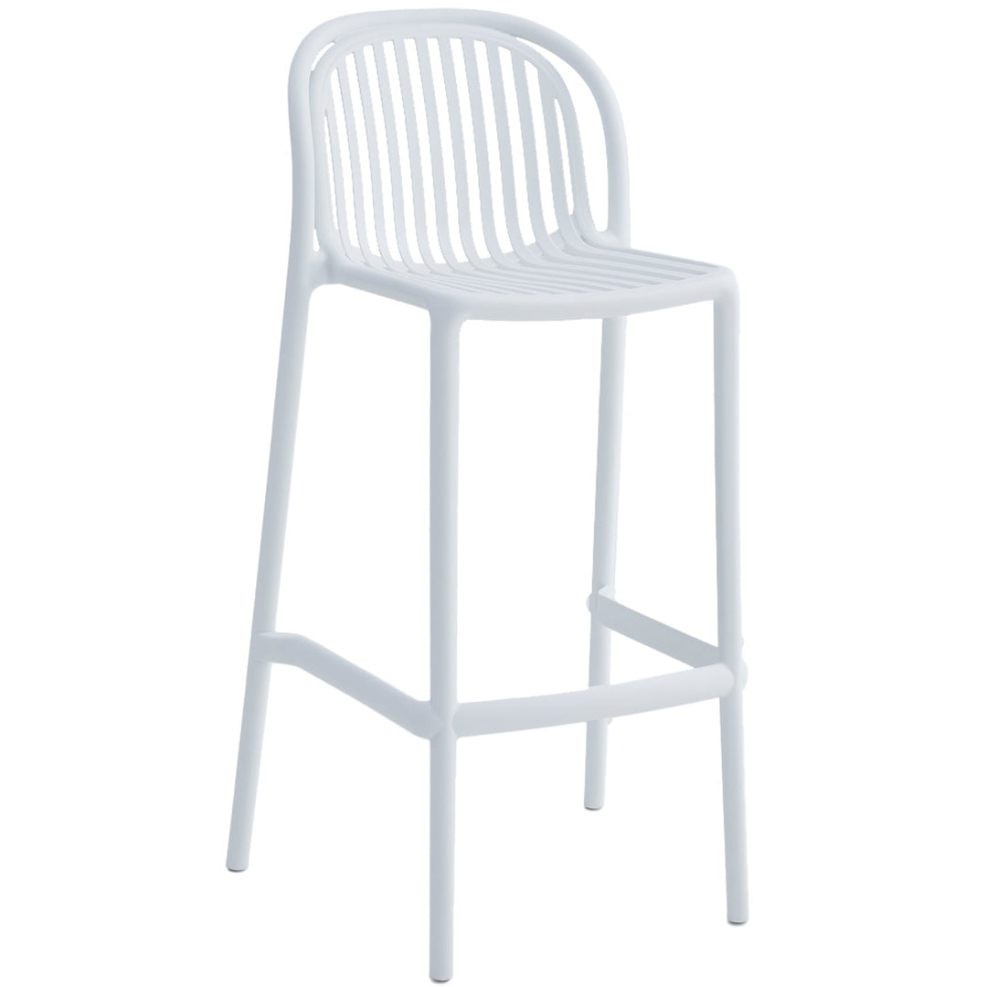Contemporary Plastic Stackable Bar Chair FLARE