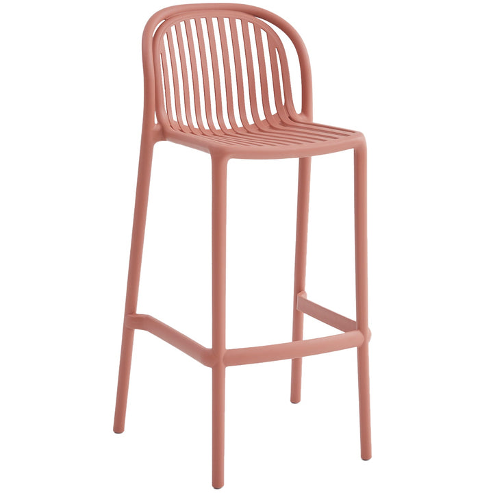 Contemporary Plastic Stackable Bar Chair FLARE