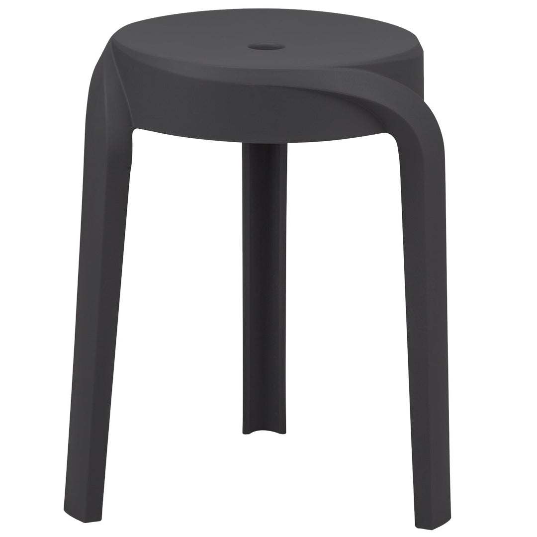 Modern Plastic Stackable Dining Stool 4pcs Set WHIRL