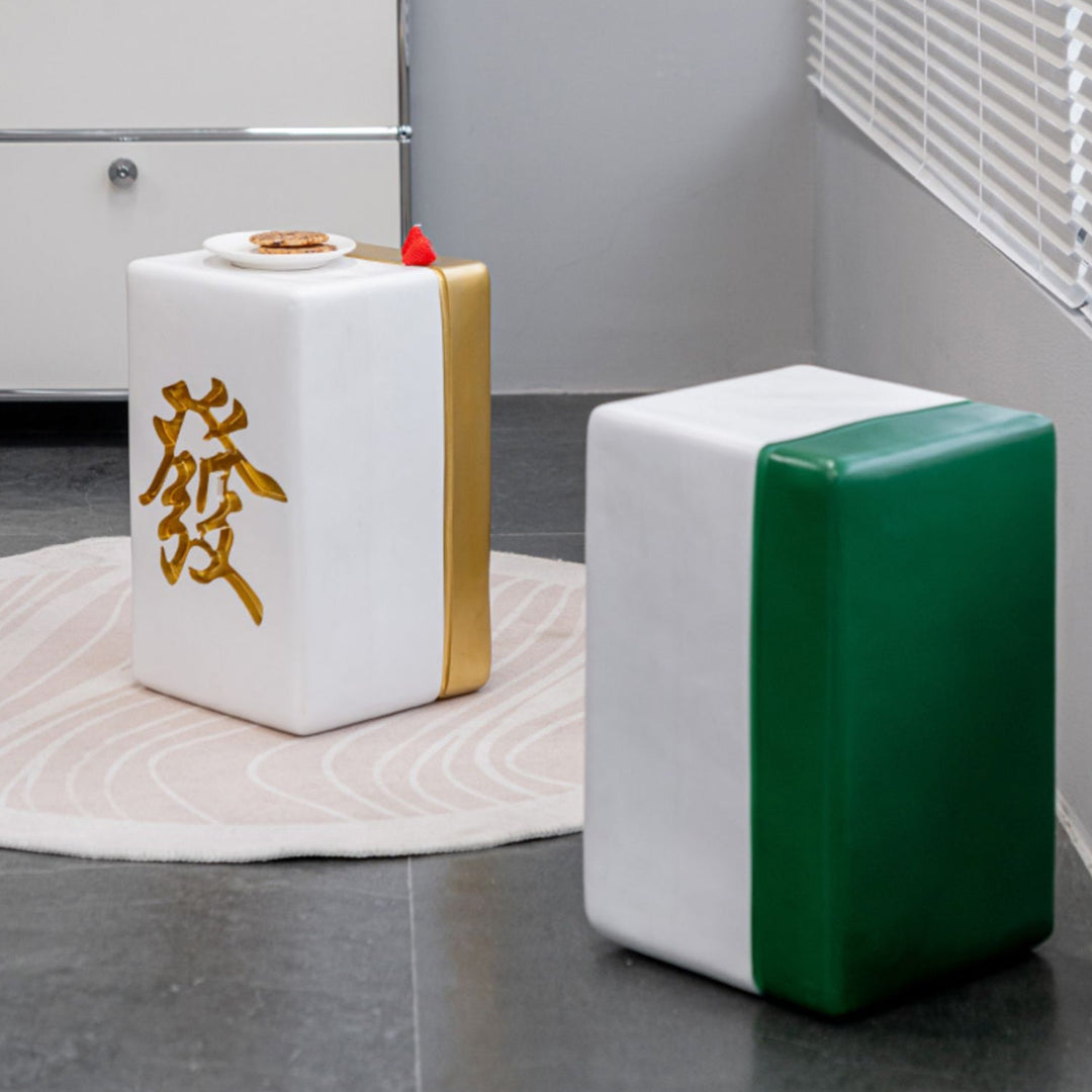 Contemporary Resin Side Table Stool HUAT