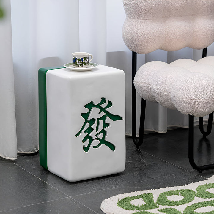 Contemporary Resin Side Table Stool HUAT