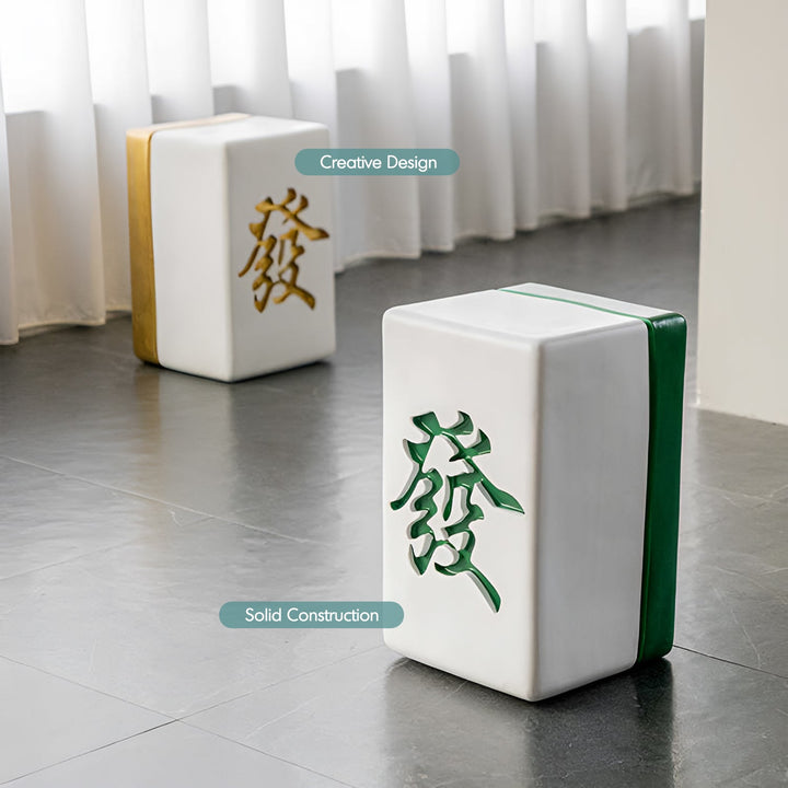 Contemporary Resin Side Table Stool HUAT
