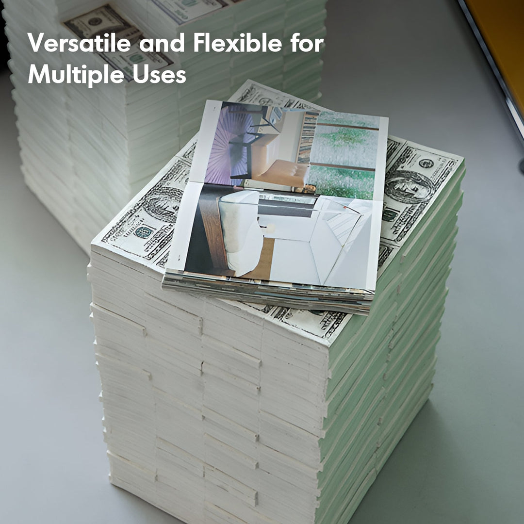 Contemporary Resin Side Table Stool MILLION