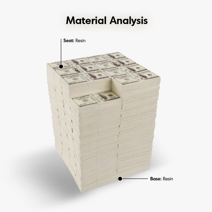 Contemporary Resin Side Table Stool MILLION