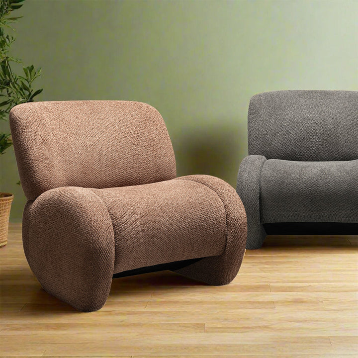 Cream sherpa fabric fabric 1 seater sofa boulder situational feels.