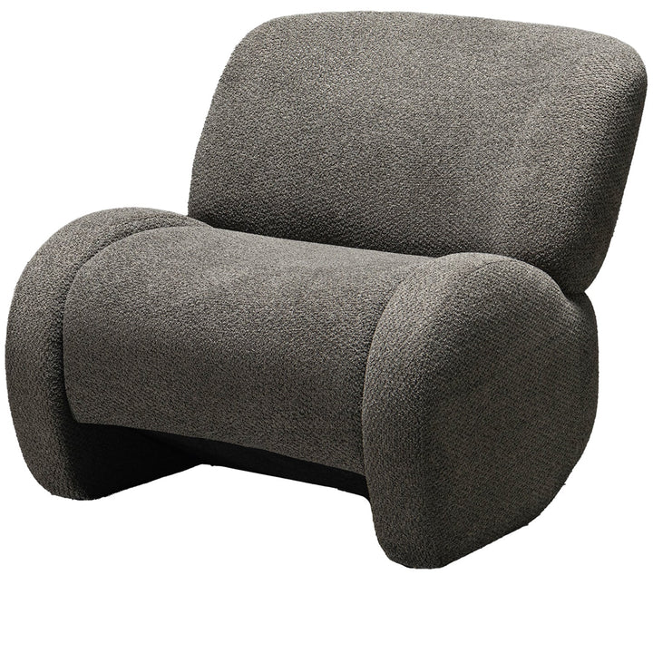 Cream sherpa fabric fabric 1 seater sofa boulder detail 1.
