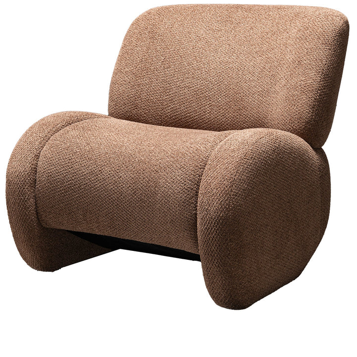 Cream sherpa fabric fabric 1 seater sofa boulder detail 3.