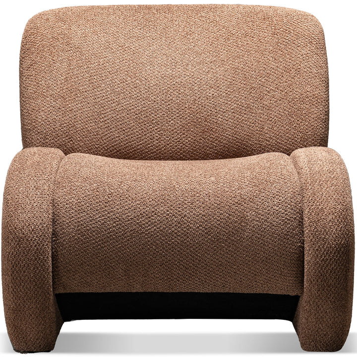 Cream sherpa fabric fabric 1 seater sofa boulder detail 4.