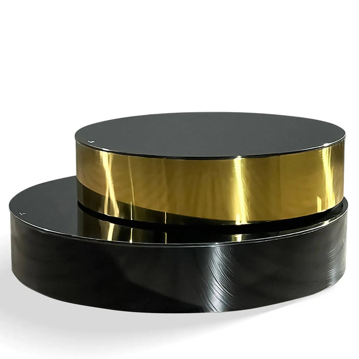 Modern Tempered Glass Revolving Coffee Table SOLACE