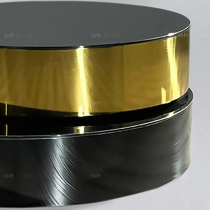 Modern Tempered Glass Revolving Coffee Table SOLACE