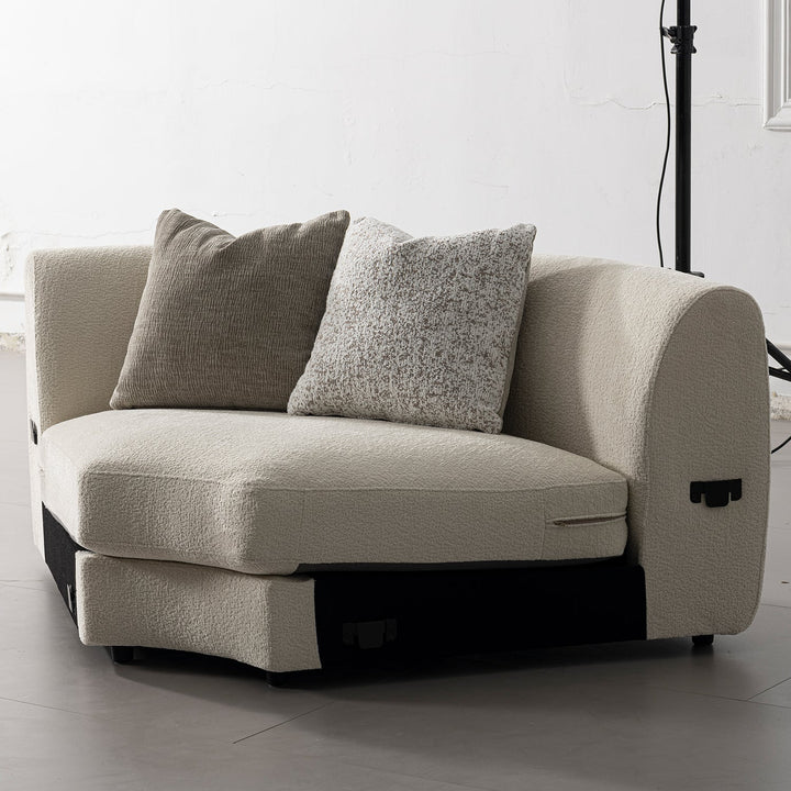 Minimalist velvet fabric modular l shape sectional sofa fable 3+l environmental situation.