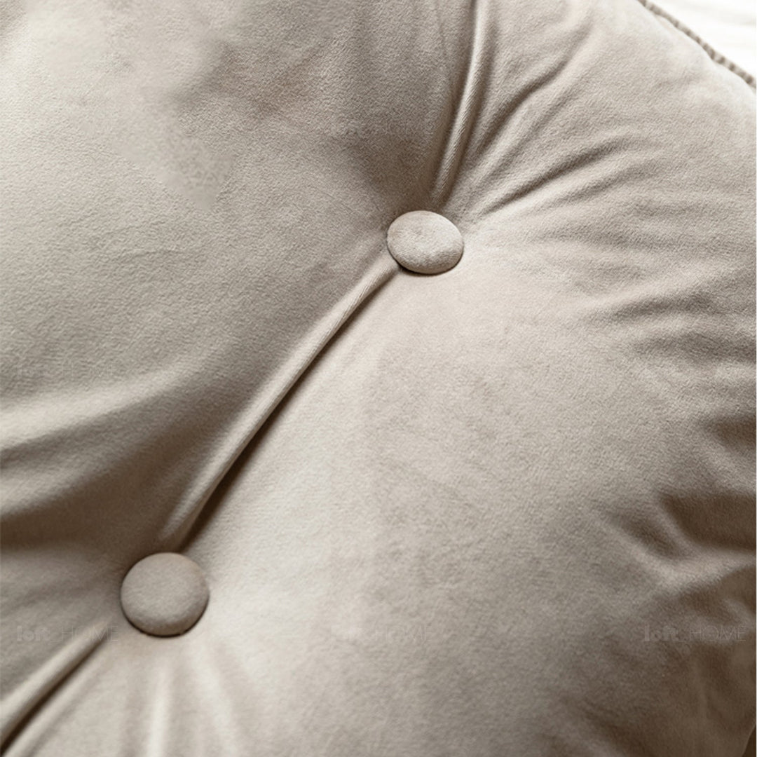 Modern Velvet Fabric Triangle Bed Rest Pillow SNUG