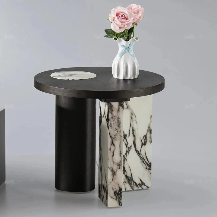 Modern Marble Wood Coffee Table 2pcs Set ASCEND