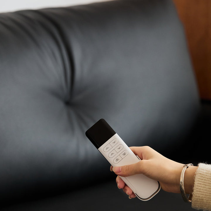 Modern Microfiber Leather Electric Recliner 4 Seater Sofa EVENA