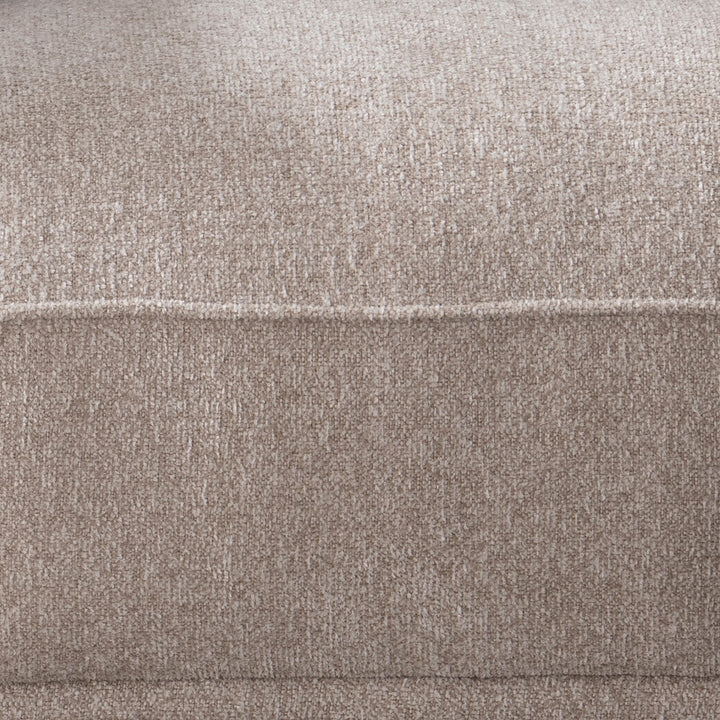 Modern Mixed Weave Fabric 1 Seater Sofa CLOUDY