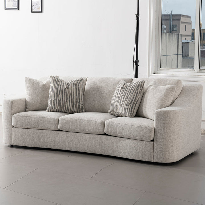 Modern Mixed Weave Fabric 3 Seater Sofa TERRA