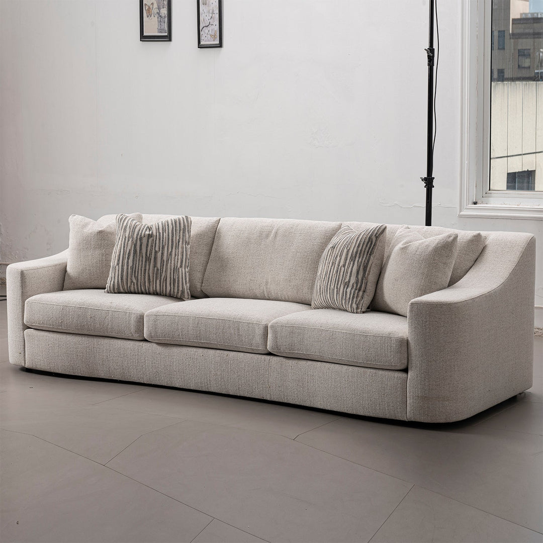 Modern Mixed Weave Fabric 4 Seater Sofa TERRA