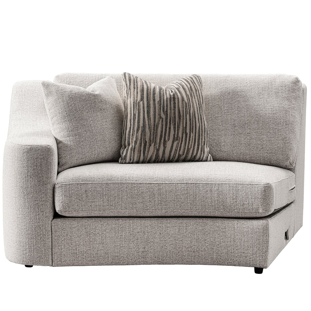 Modern Mixed Weave Fabric Modular Corner 2 Seater Sofa TERRA