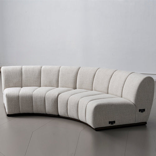 Modern Mixed Weave Fabric Modular Sectional 4 Seater Sofa BENTO Good to Know Preview-1