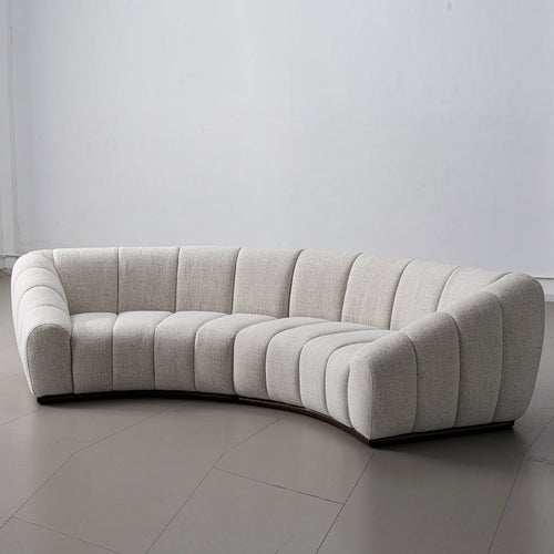 Modern Mixed Weave Fabric Modular Sectional 5 Seater Sofa BENTO Good to Know Preview-1