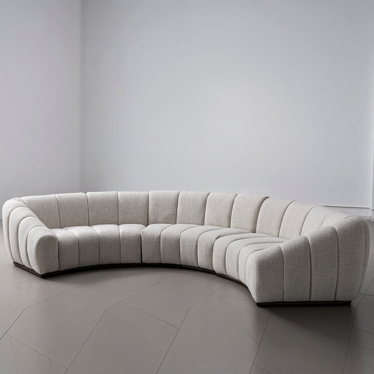 Modern Mixed Weave Fabric Modular Sectional 7 Seater Sofa BENTO Good to Know Preview-1