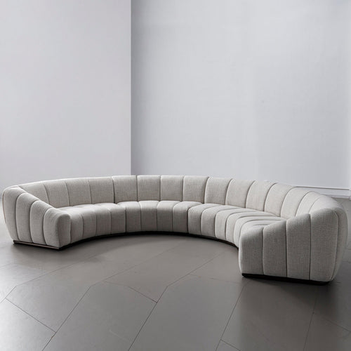 Modern Mixed Weave Fabric Modular Sectional 9 Seater Sofa BENTO Good to Know Preview-1